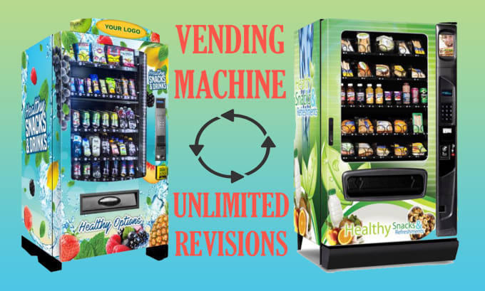 Bestseller - make professional vending machine, atm machine wrap design