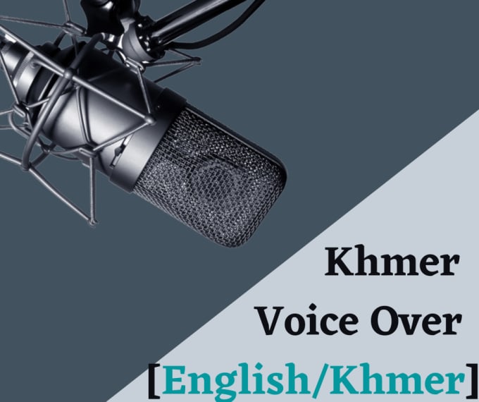 Gig Preview - Do narration voice over in khmer and english