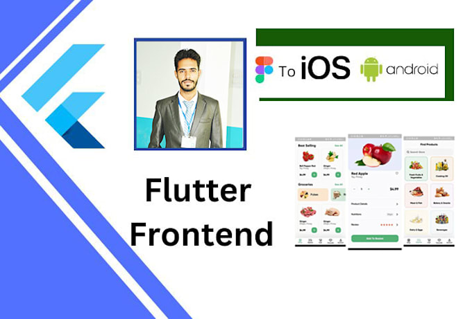 Gig Preview - Do figma to flutter ui design for android and ios app