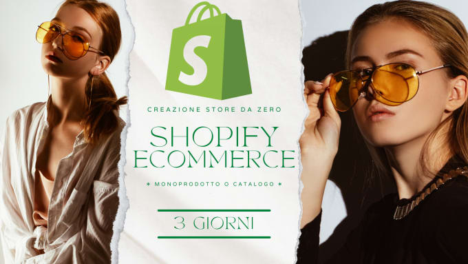 Gig Preview - Creo da zero il tuo store shopify con tema premium incluso