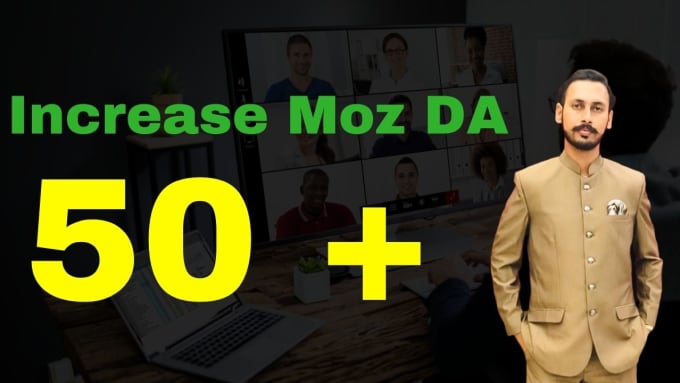 Gig Preview - Increase domain authority moz da 50 plus