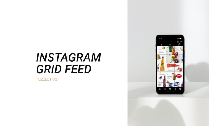 Gig Preview - Create instagram grid, puzzle, feed