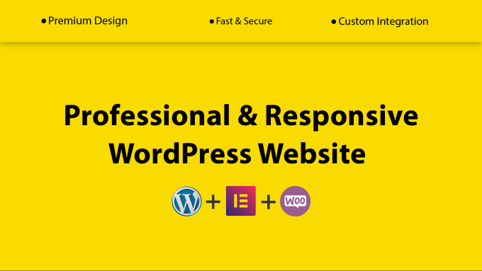 Gig Preview - Design a complete premium wordpress website with custom integration