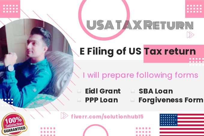 Gig Preview - E file US tax return, ppp loan forgiveness, sba loan