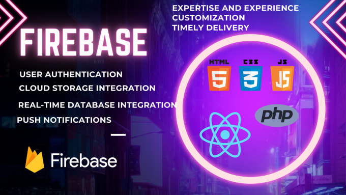 Gig Preview - Work on firebase implementation on your website