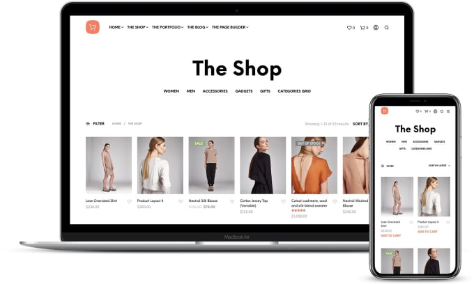 Gig Preview - Create an attractive ecommerce website online store