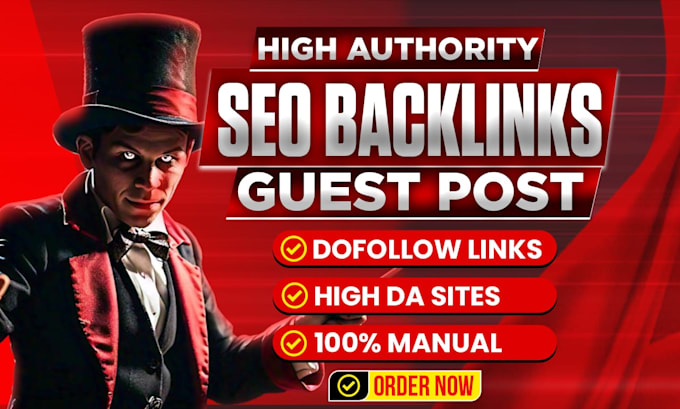 Gig Preview - Publish article high da guest post with seo backlinks for link building