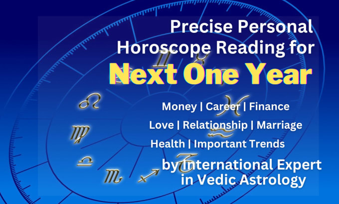 Gig Preview - Do astrology readings for an year in detail