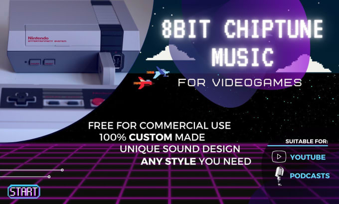 Gig Preview - Make 8bit or 16bit chiptune music for videogames and more