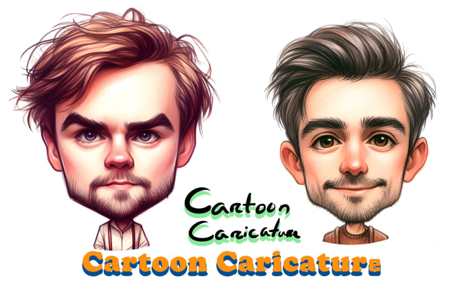 Gig Preview - Draw bighead funny cartoon caricature for you