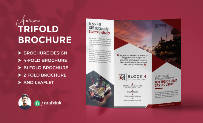 Gig Preview - Design trifold brochure, company profile, and flyer