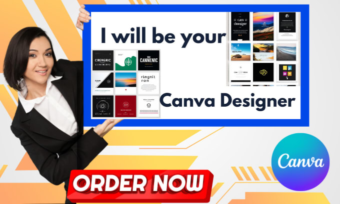 Gig Preview - Be your canva designer