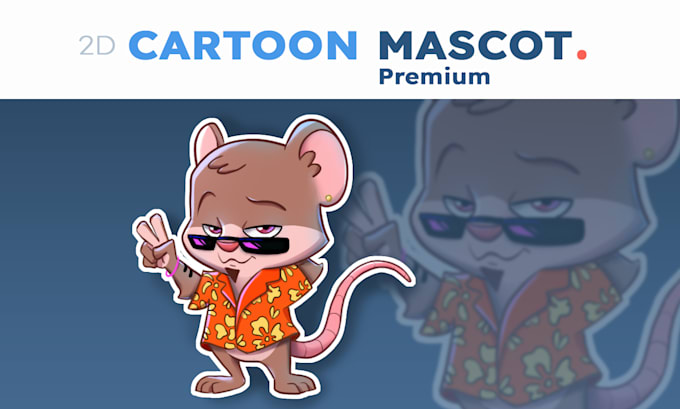 Gig Preview - Design your original 2d cartoon mascot