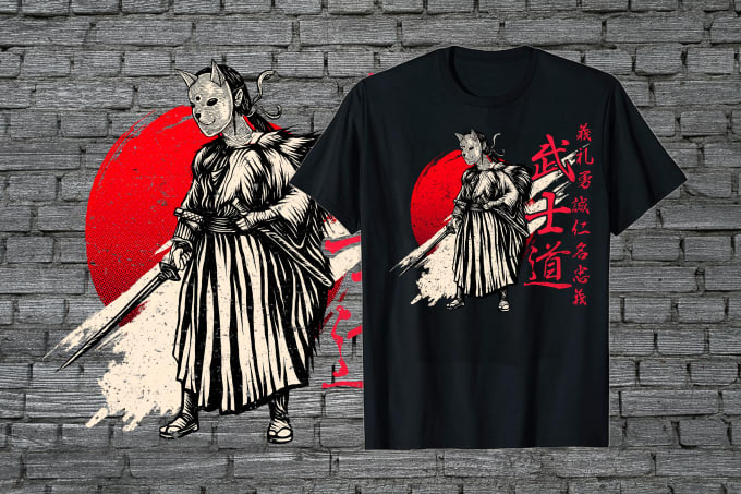 Gig Preview - Do japanese tshirt design or anime vector graphic custom t shirt design for you