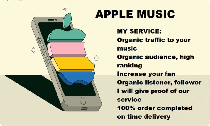 Gig Preview - Do apple promotion playlist to grow increase targeted audience