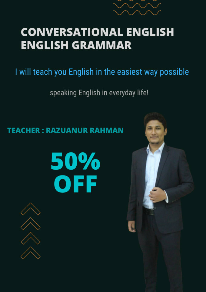 Gig Preview - Teach conversational english for your daily life