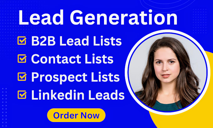 Bestseller - do b2b lead generation, linkedin leads, business leads, and email list building