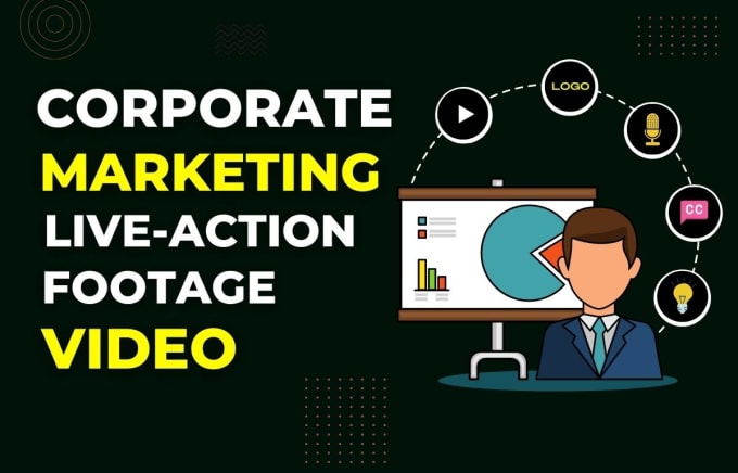 Gig Preview - Create professional live action corporate explainer video