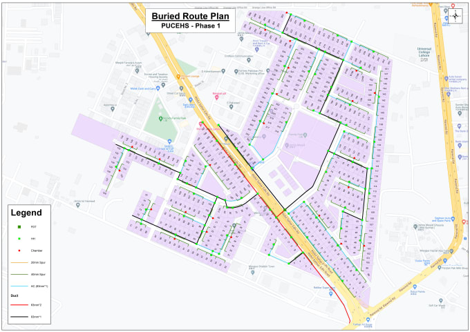 Gig Preview - Do fiber planning and design gpon, ftth, fttb network