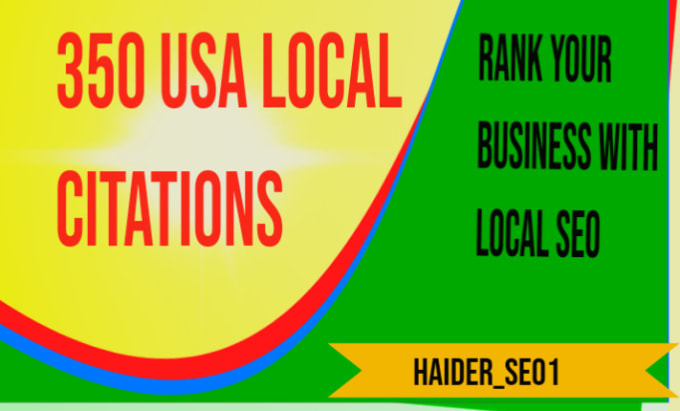 Gig Preview - Do 350 usa local citations nap listings for website seo