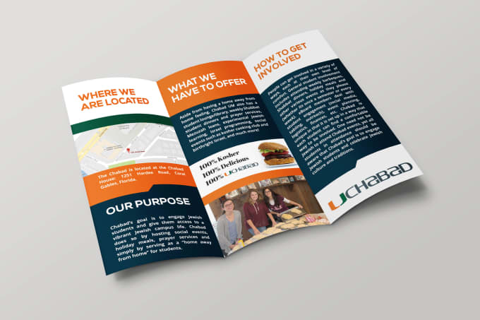 Gig Preview - Design a clean and professional trifold brochure for you