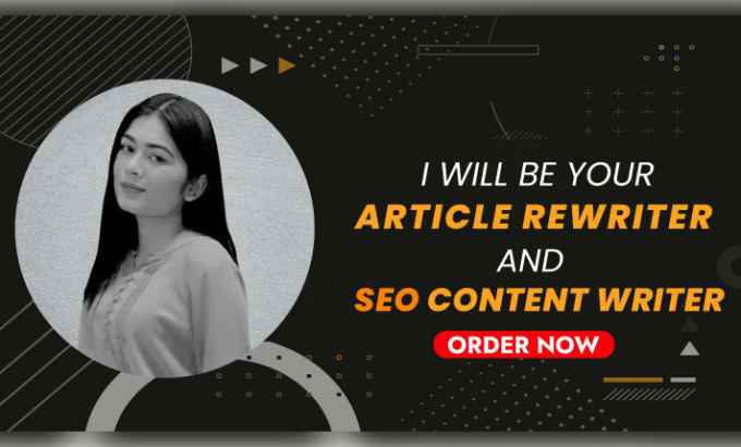 Gig Preview - Be your article rewriter and SEO content writer for 24 hours