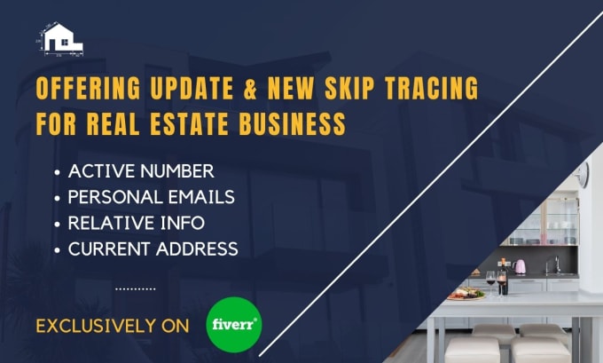 Gig Preview - Do offer real estate skip tracing services by tloxp in bulk