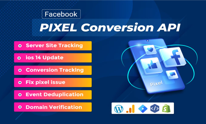 Gig Preview - Setup facebook pixel ios 14 update conversion API server side tracking with GTM