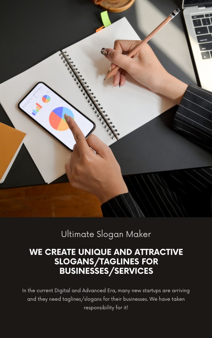 Bestseller - create catchy and unique slogans captions taglines for businesses services