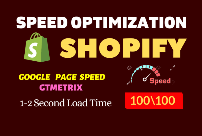 Gig Preview - Do shopify store speed optimization mobile and desktop for google pagespeed