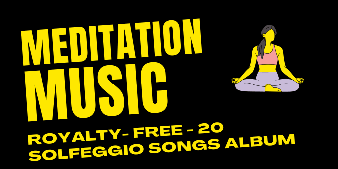 Gig Preview - Provide you an album of solfeggio frequency meditation music royalty free