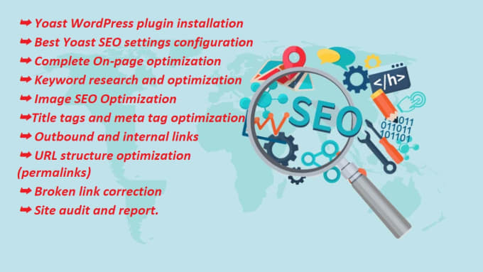 Gig Preview - Do best on page SEO for shopify or wordpress website