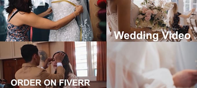 Gig Preview - Make breathtaking wedding video editing with color grading