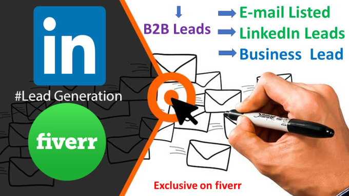 Gig Preview - Do b2b lead generation ,linkedin research and mail iisting