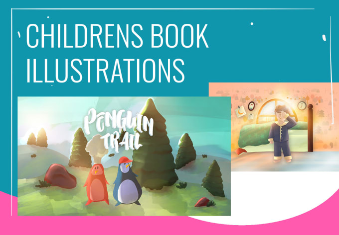 Gig Preview - Create cute childrens book illustrations