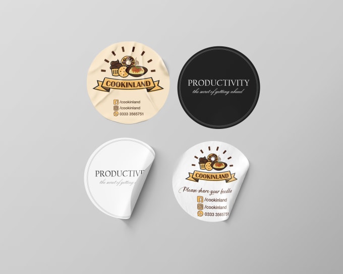 Gig Preview - Do all types of product packaging, label and sticker design