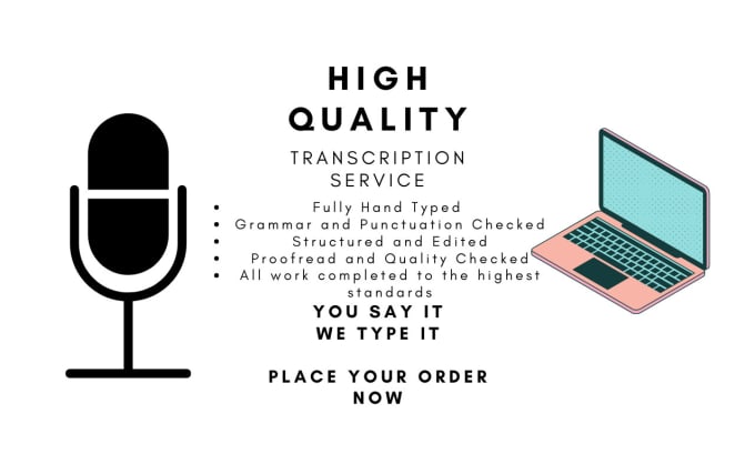 Gig Preview - Provide top quality transcripts for english audio or video