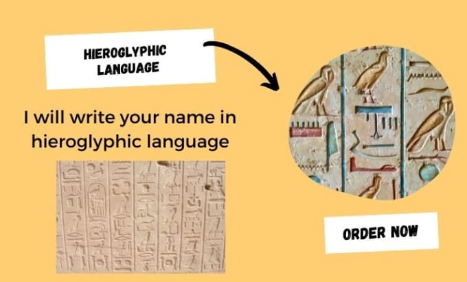 Gig Preview - Write your name in ancient egyptian hieroglyphics