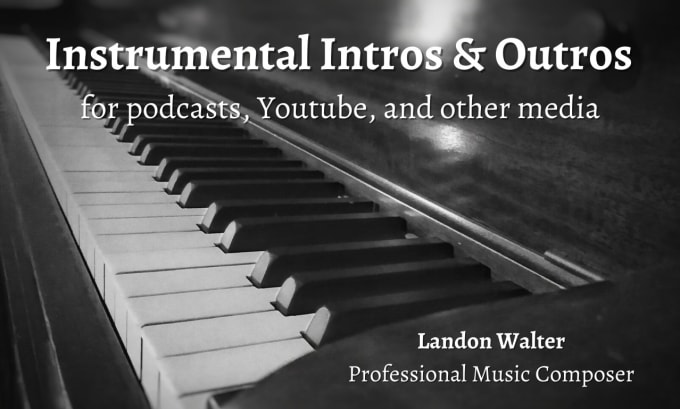 Gig Preview - Create custom intro or outro music for your video or podcast