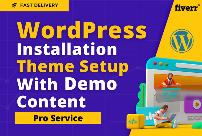 Gig Preview - Wordpress installation and demo upload, themeforest wordpress theme installation