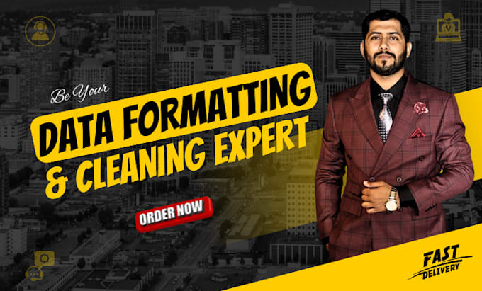 Gig Preview - Be your excel data cleaning and data formatting expert