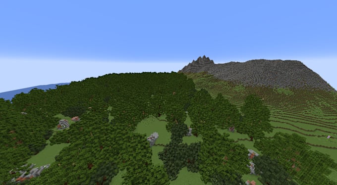 Gig Preview - Make you a personal minecraft world only terrain