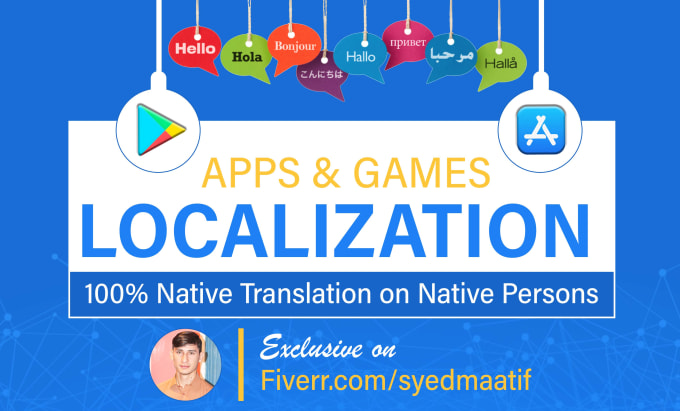 Gig Preview - Do aso, app or game localization in any language, screenshots localization