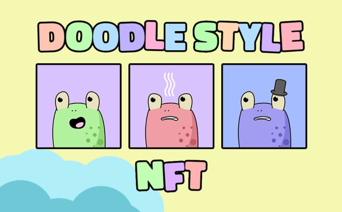 Gig Preview - Create a nft art doodly style collection for opensea