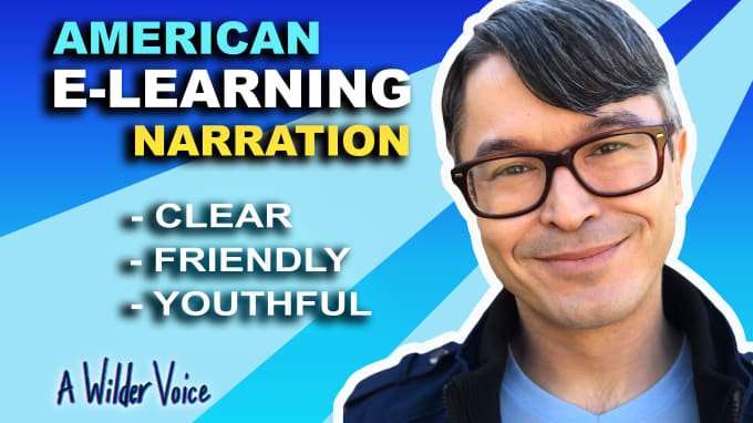 Gig Preview - Be your american english elearning and educational training voiceover narrator