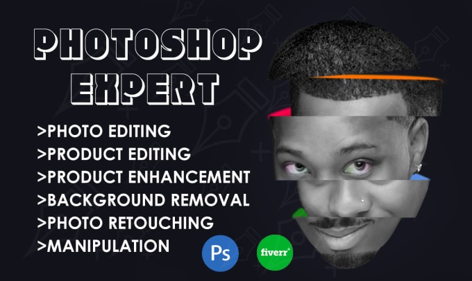 Gig Preview - Expert photoshop image editing, product photo background removal