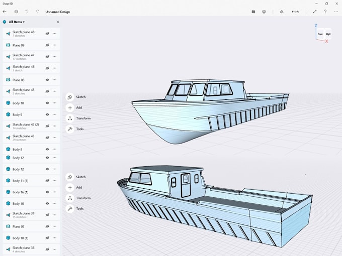 Gig Preview - Design shapr3d model and create technical drawings