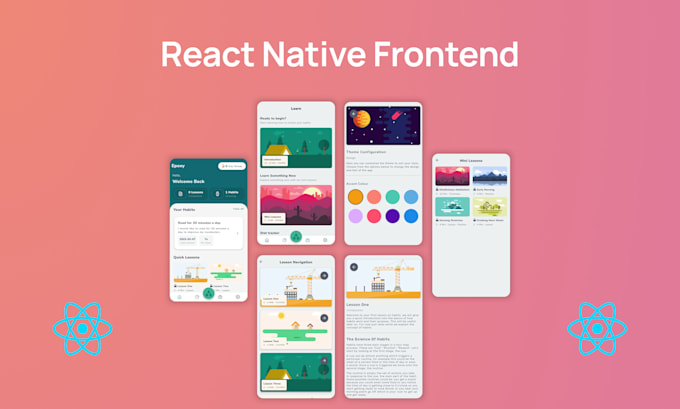 Gig Preview - Develop frontend react native app