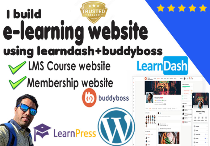 Gig Preview - Develop wordpress lms website and learndash lms