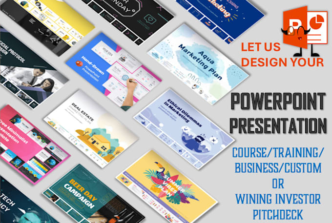 Gig Preview - Design professional pitch deck, training powerpoint presentation